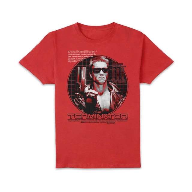 The Terminator Target Acquired Unisex T-Shirt - Red