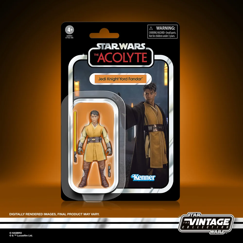 Star Wars The Vintage Collection Jedi Knight Yord Fandar Action Figure (3.75”) Image 1