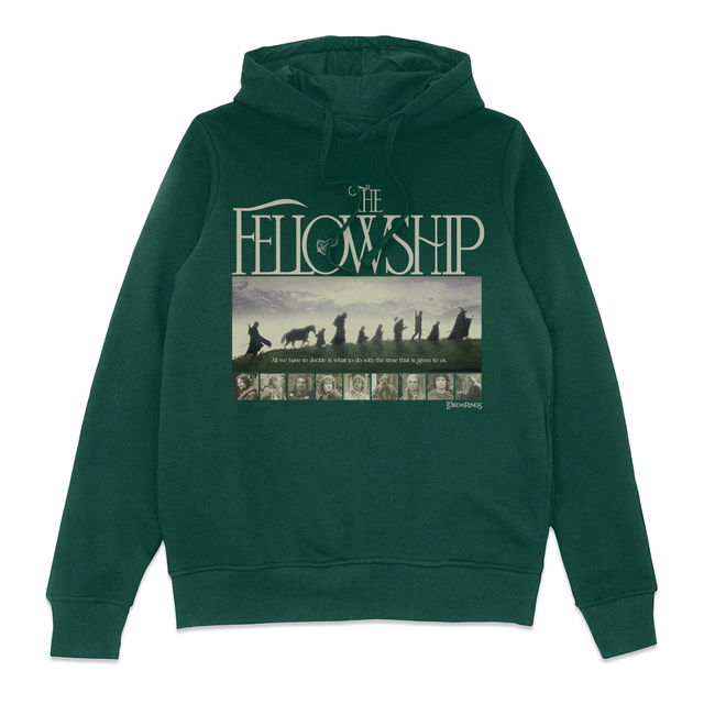 Lord Of The Rings Fellowship Cinematic Hoodie - Green