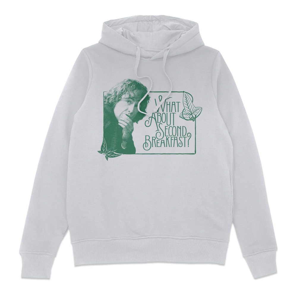 Lord Of The Rings Second Breakfast Hoodie - White - S Image 1