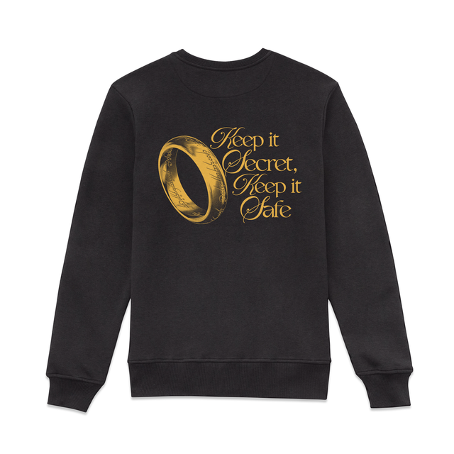 Lord Of The Rings Keep It Safe Sweatshirt - Black