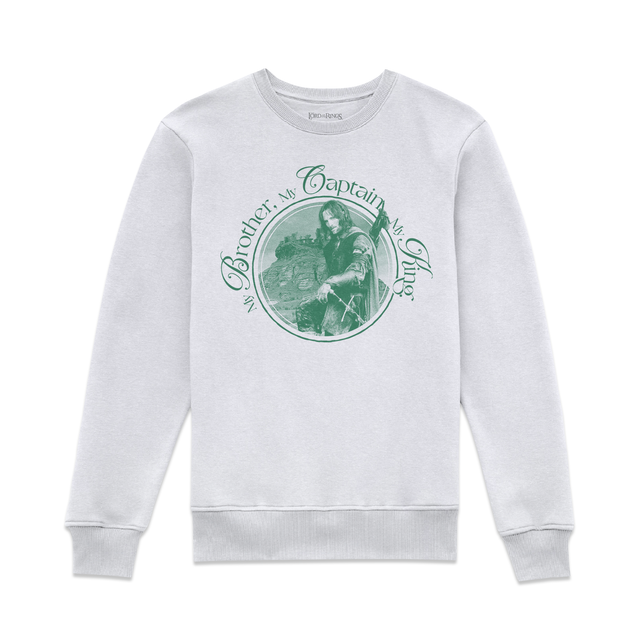 Lord Of The Rings My Captain Sweatshirt - White
