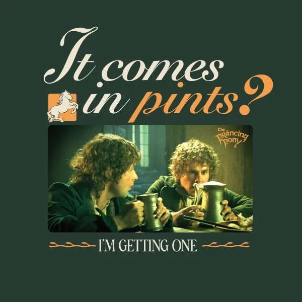 Lord Of The Rings It Comes In Pints Sweatshirt - Green