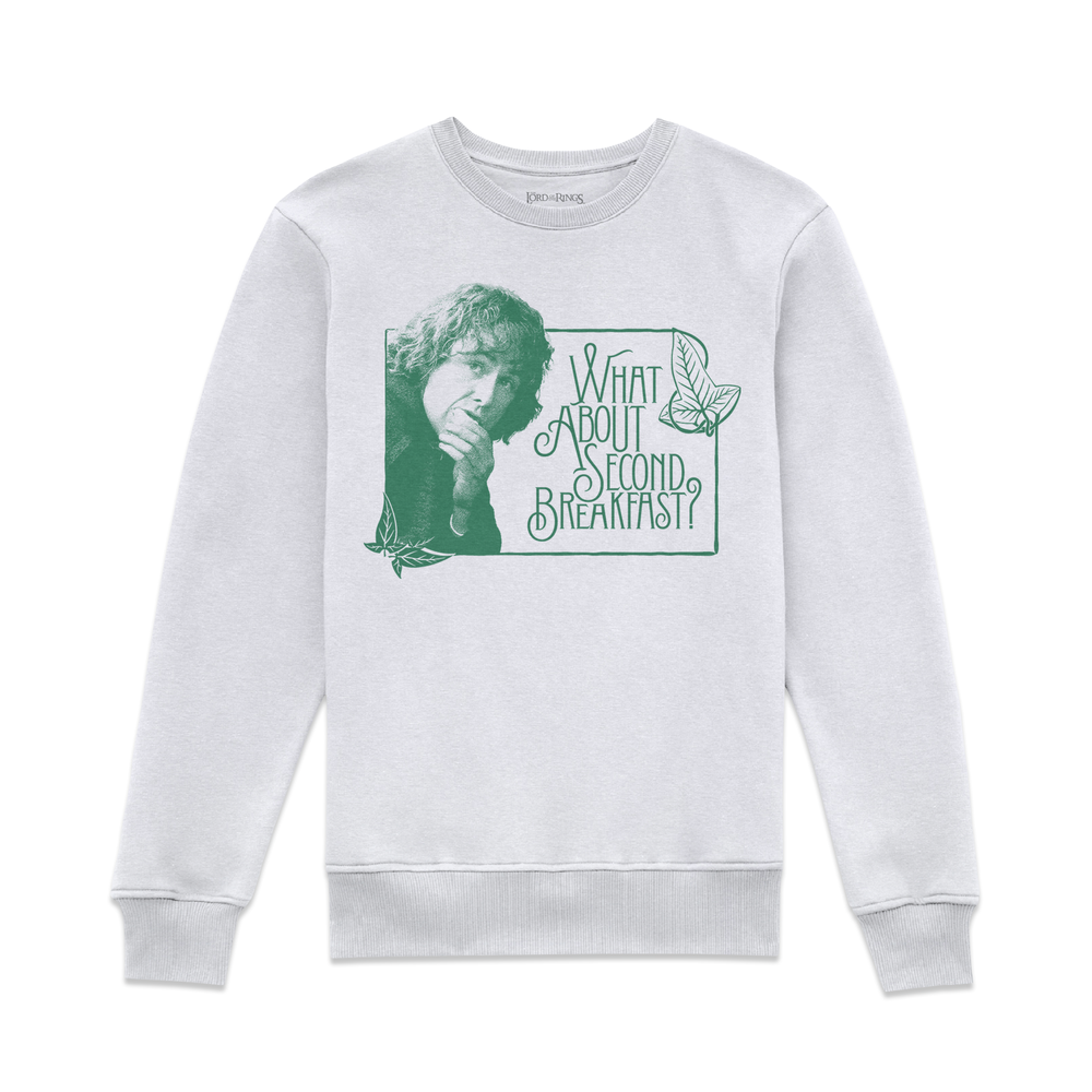 Lord Of The Rings Second Breakfast Sweatshirt - White - XL Image 1