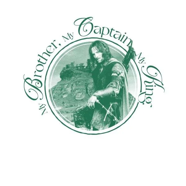 Lord Of The Rings My Captain Unisex T-Shirt - White