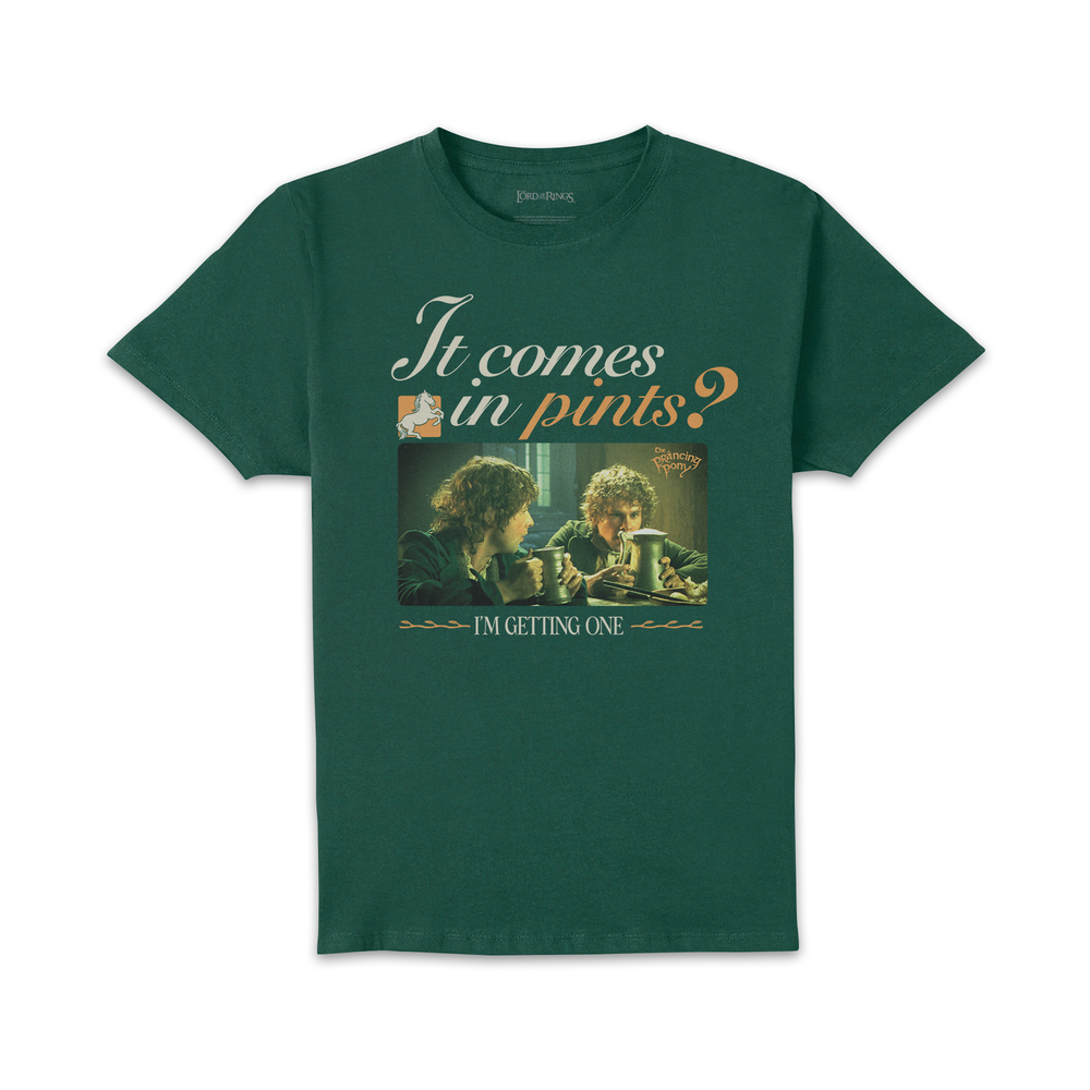 Lord Of The Rings It Comes In Pints Unisex T-Shirt - Green - XXL Image 1