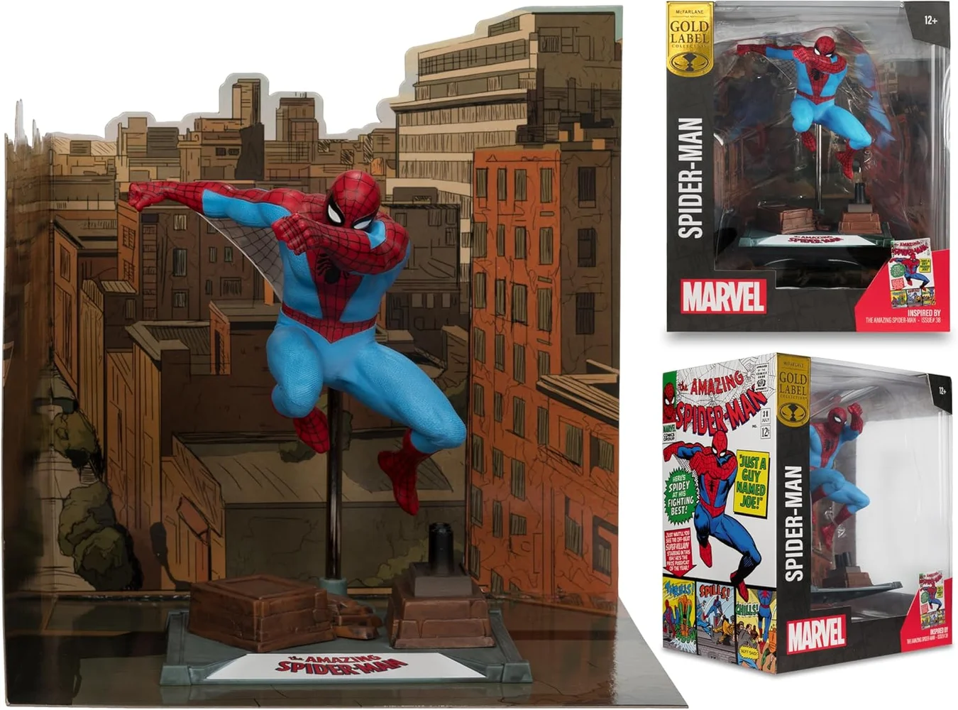 MARVEL COLLECTION 1:10TH WV2 - SPIDER-MAN (THE AMAZING SPIDER-MAN #68)(GOLD LABEL) Image 1