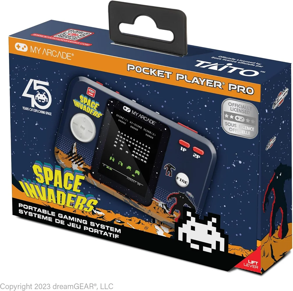 POCKET PLAYER PRO SPACE INVADERS PORTABLE GAMING SYSTEM Image 1
