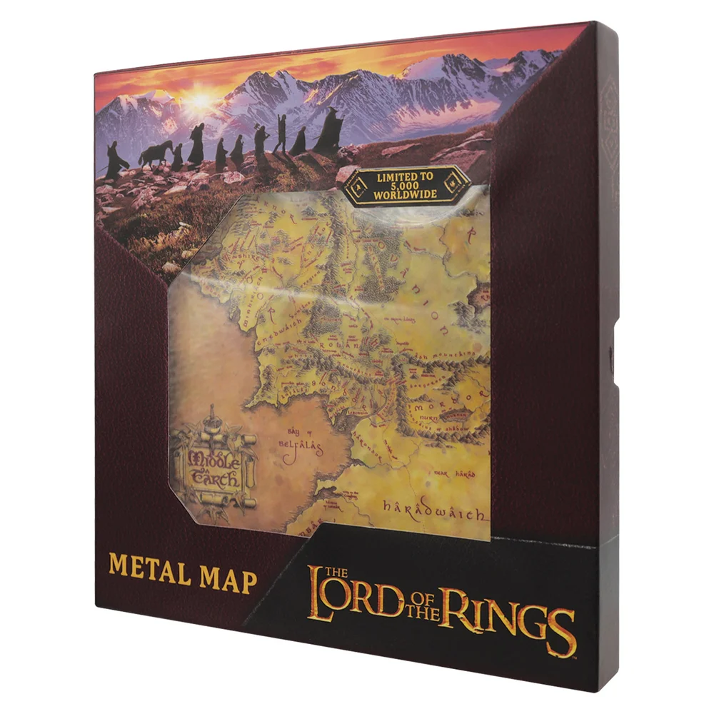 The Lord of the Rings Metal Map Image 1