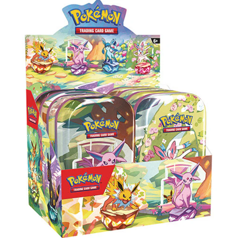 Pokémon TCG: Scarlet & Violet 8.5 - Prismatic Evolutions - Mini Tin Assorted CDU Image 1