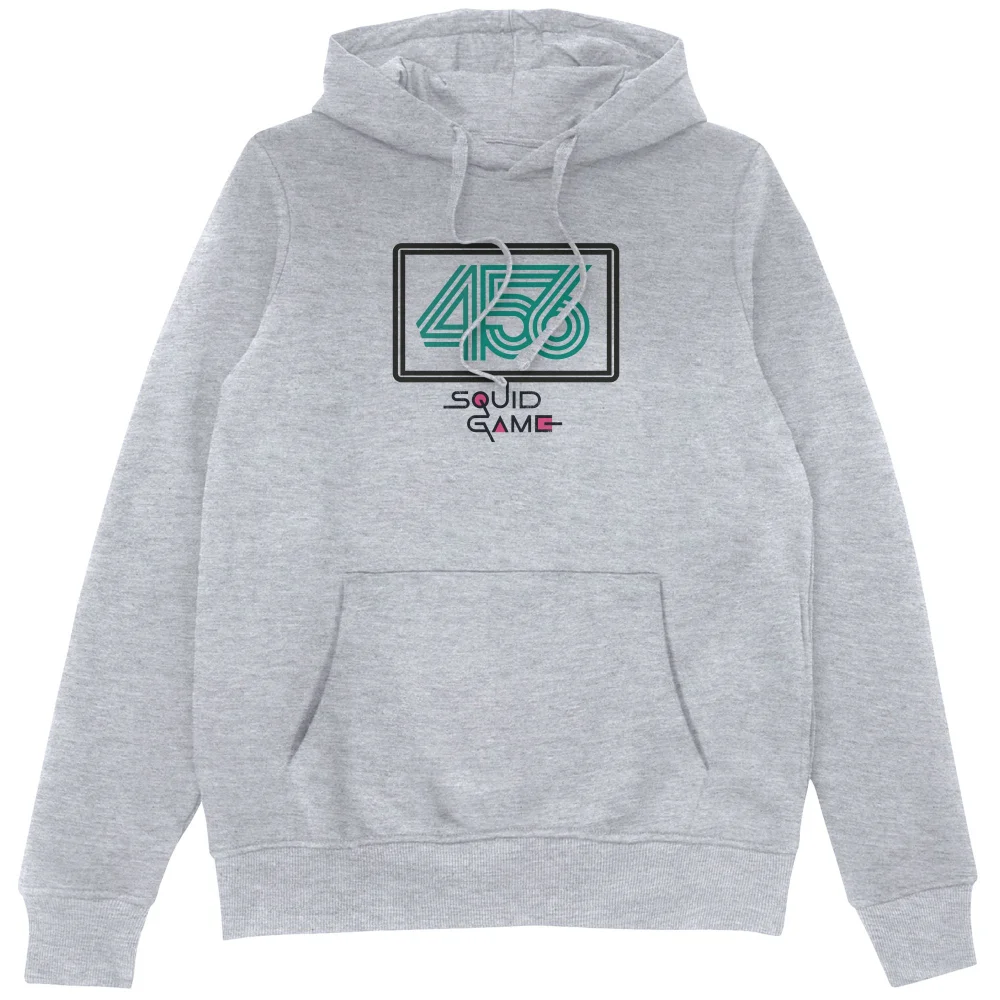 Squid Game 456 Hoodie - Grey - S Image 1