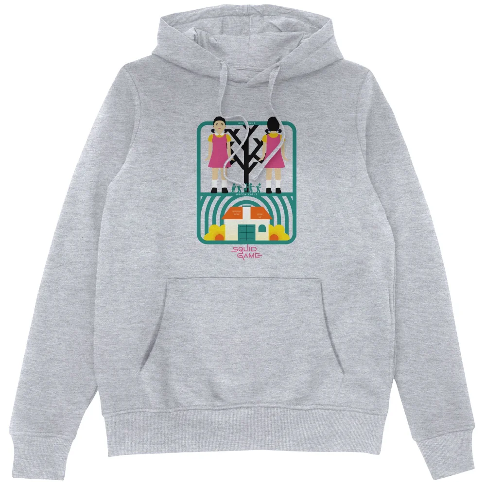 Squid Game Doll Hoodie - Grey - S Image 1