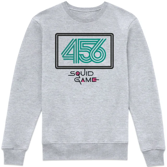 Squid Game 456 Sweatshirt - Grey