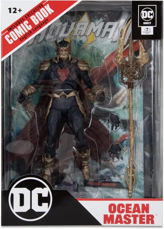 DC DIRECT 7IN FIGURE WITH COMIC - AQUAMAN WV3 - OCEAN MASTER