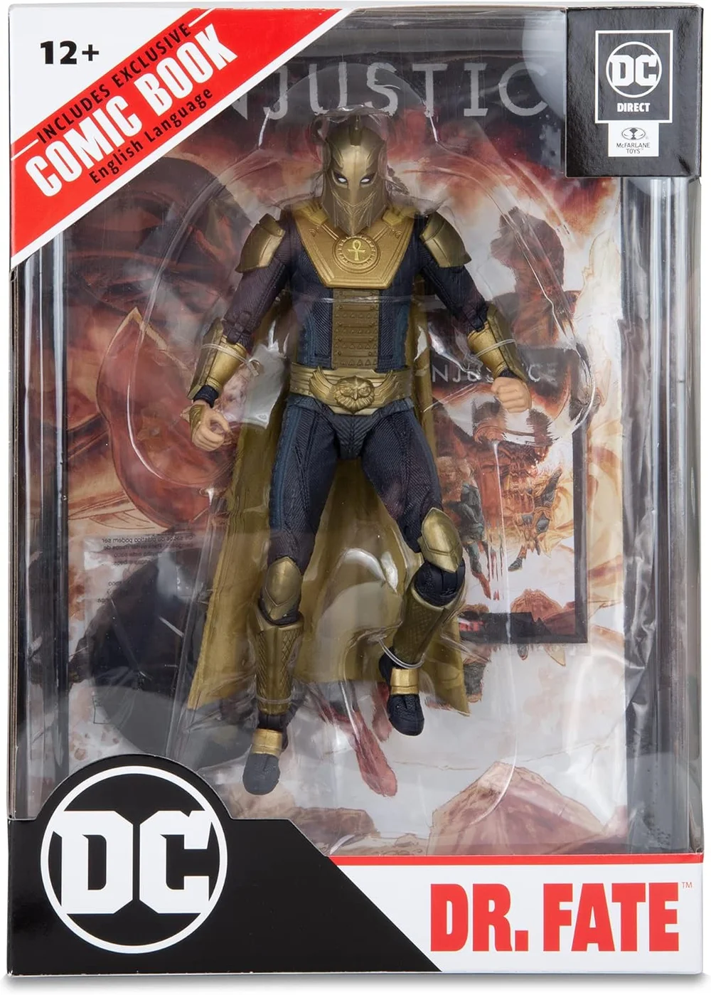 DC DIRECT GAMING 7IN FIGURE WITH COMIC - INJUSTICE 2 WV2 - DR. FATE Image 1