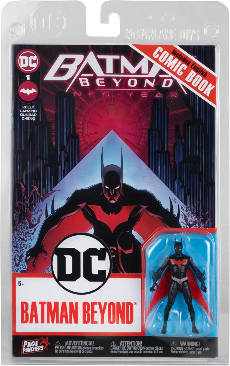 DC DIRECT - 3IN FIGURE WITH COMIC WV3 - BATMAN BEYOND Image 1