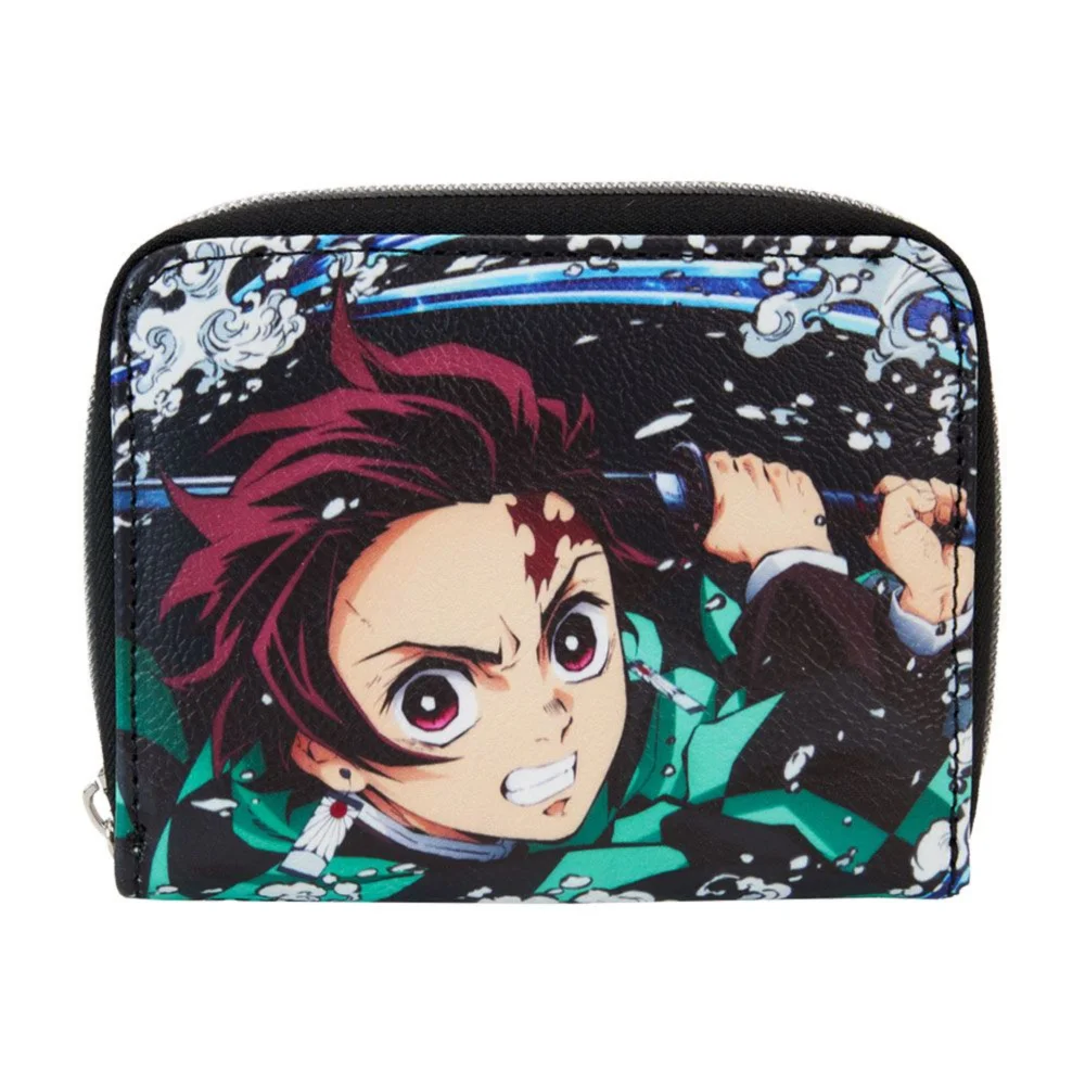 Loungefly Demon Slayer Tanjiro Checkerboard Wallet Image 1