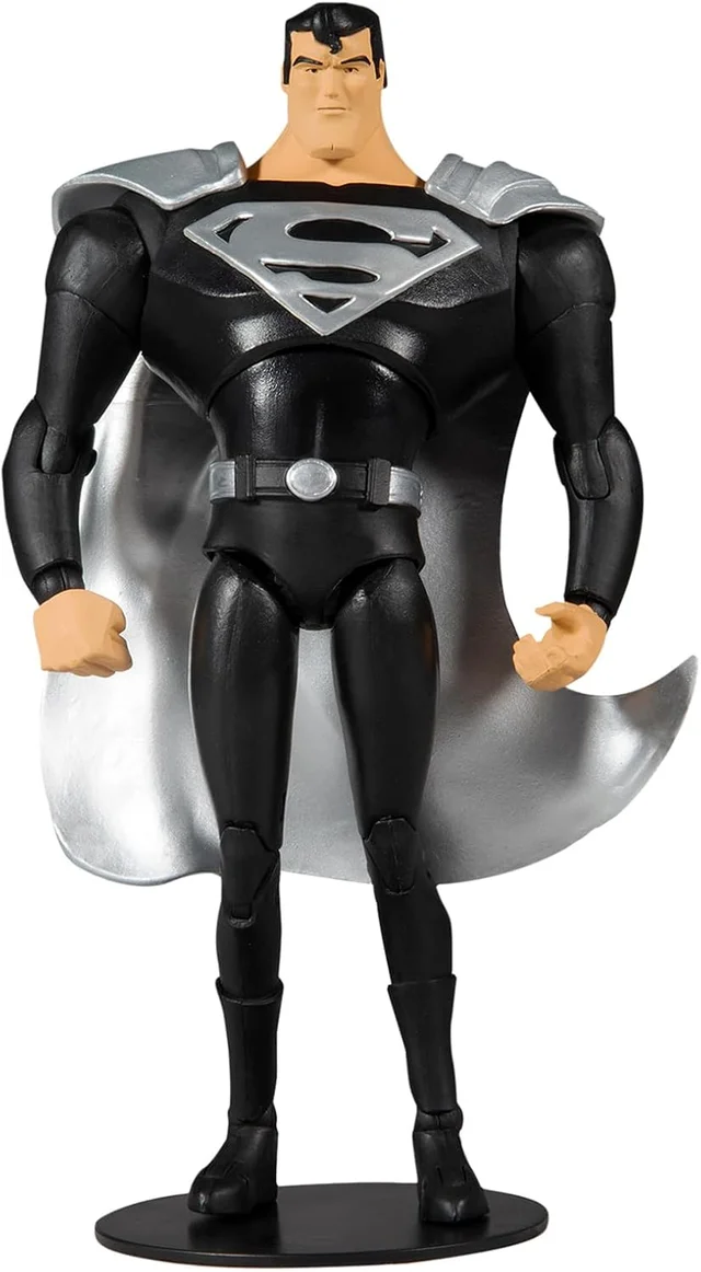 DC MULTIVERSE 7IN - ANIMATED SUPERMAN (BLACK SUIT)