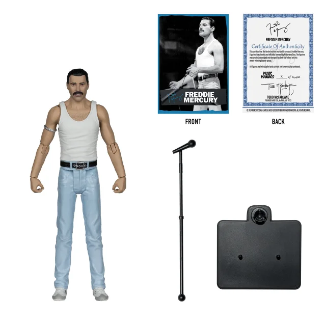 MUSIC MANIACS 6IN WV3 - ROCK & ROLL - FREDDIE MERCURY
