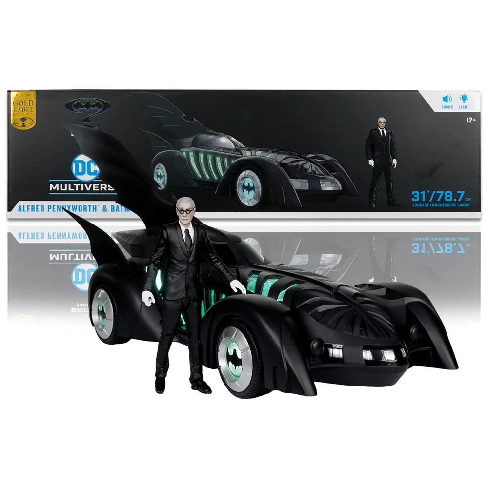DC MULTIVERSE VEHICLES - BATMOBILE AND ALFRED (BATMAN FOREVER) Image 1