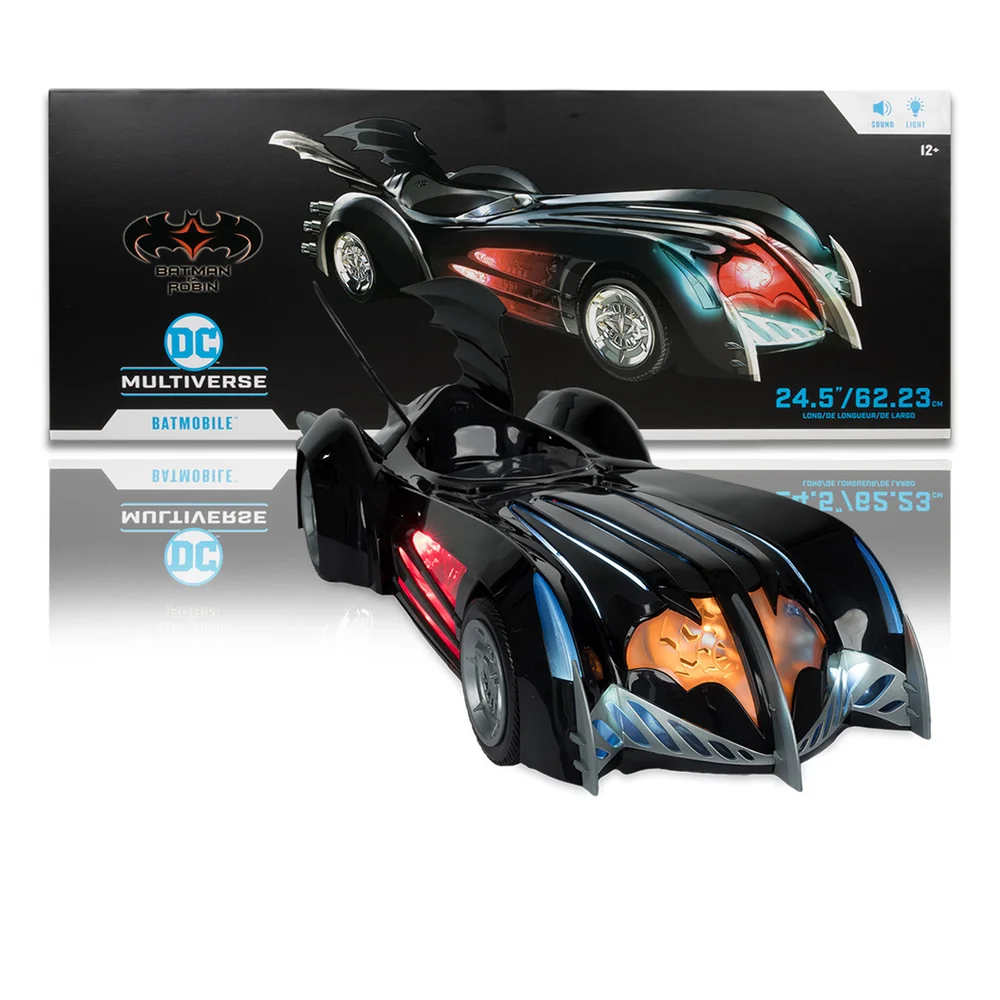 DC MULTIVERSE VEHICLES - BATMOBILE WITH L&S (BATMAN AND ROBIN) Image 1