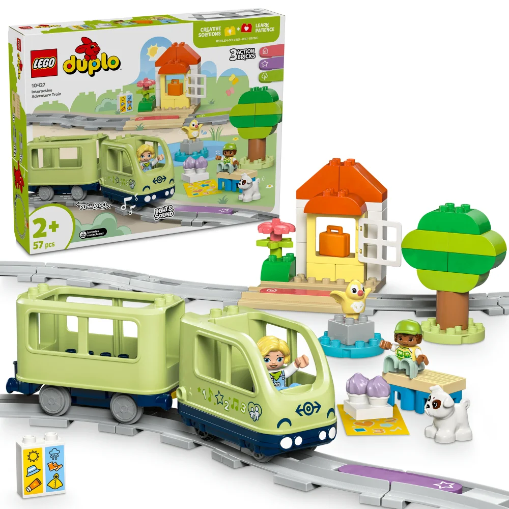 LEGO DUPLO Interactive Adventure Train Building Toy 10427 Image 1