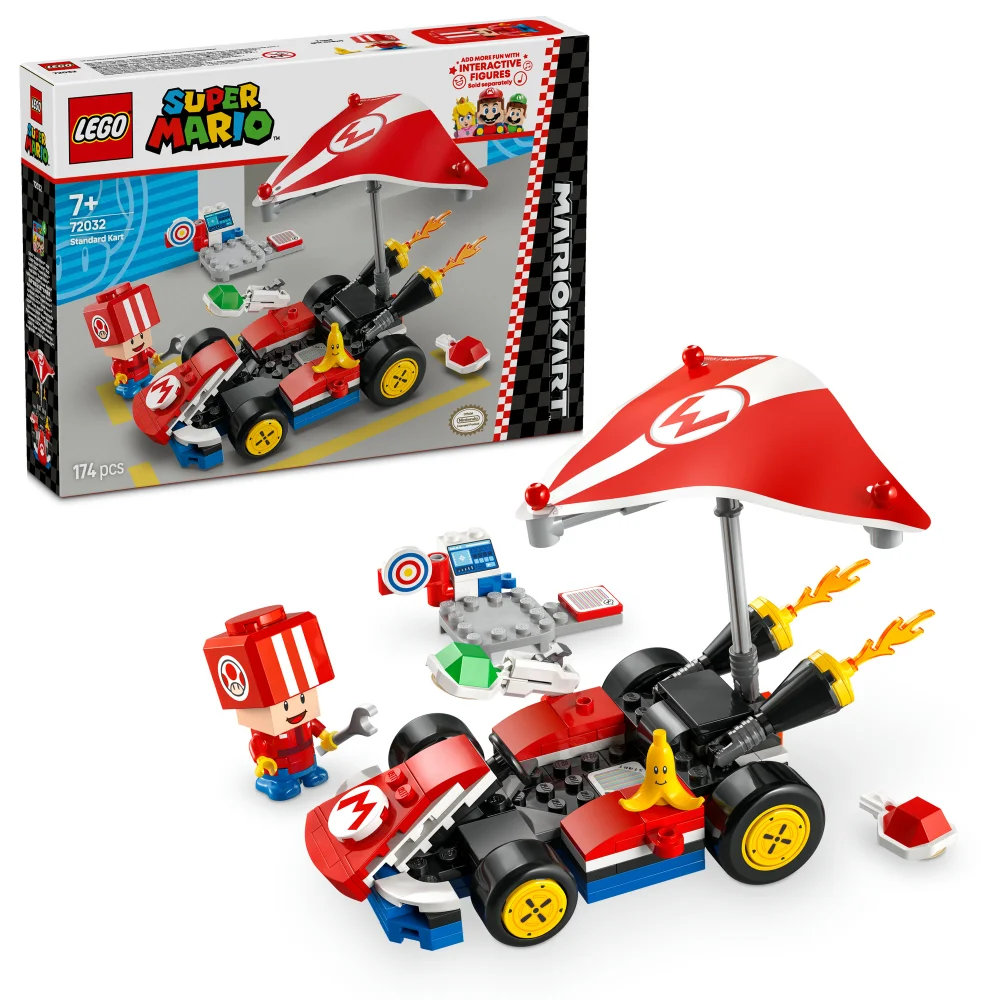 LEGO Super Mario: Mario Kart – Standard Kart Toy Set 72032 Image 1