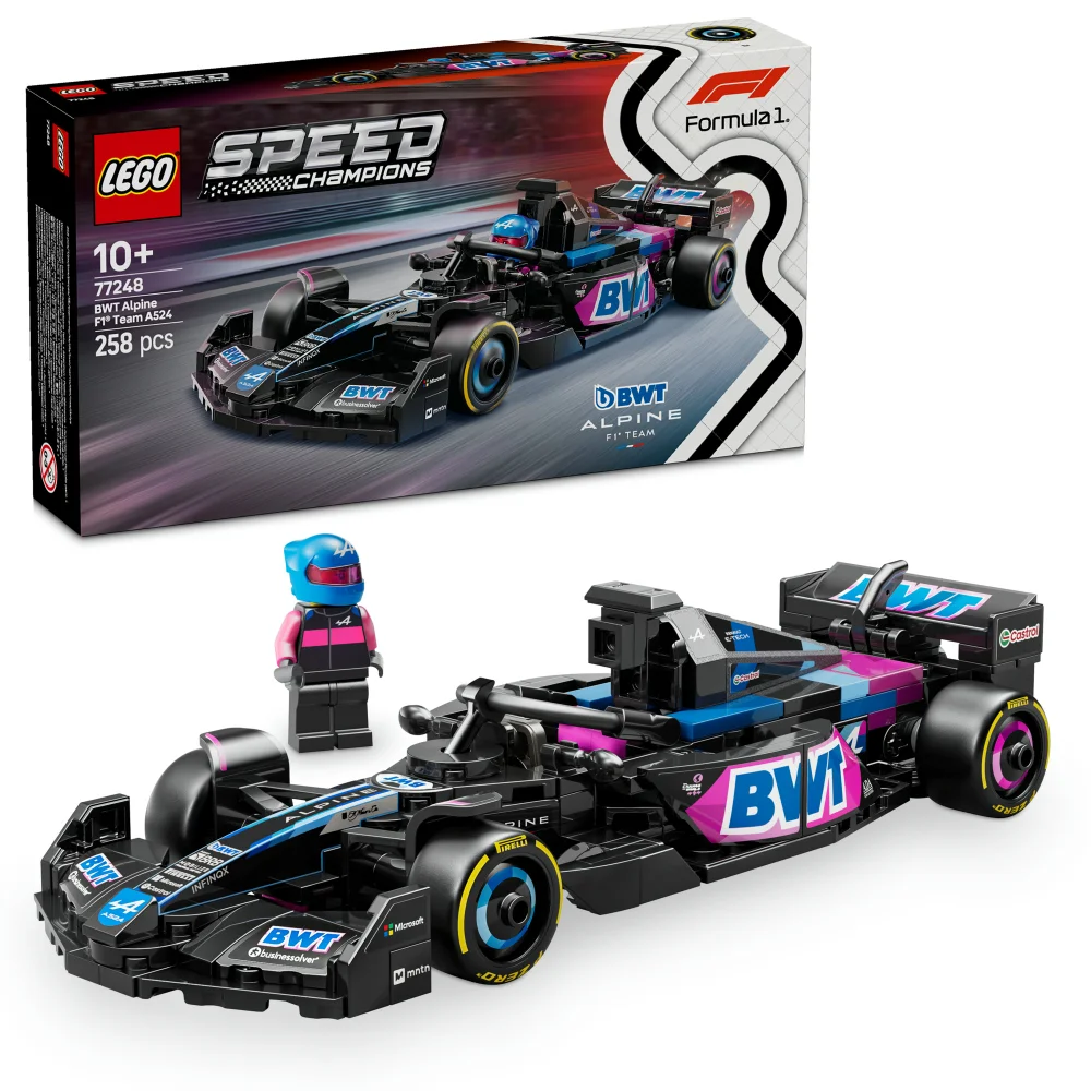 LEGO Speed Champions BWT Alpine F1 Team A524 Race Car 77248 Image 1