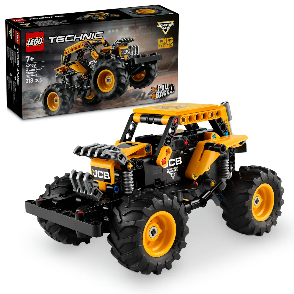LEGO Technic Monster Jam DIGatron Pull-Back Truck Toy 42199 Image 1