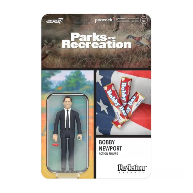 Super7 Parks and Recreation W3 - Bobby Newport ReAction Figure