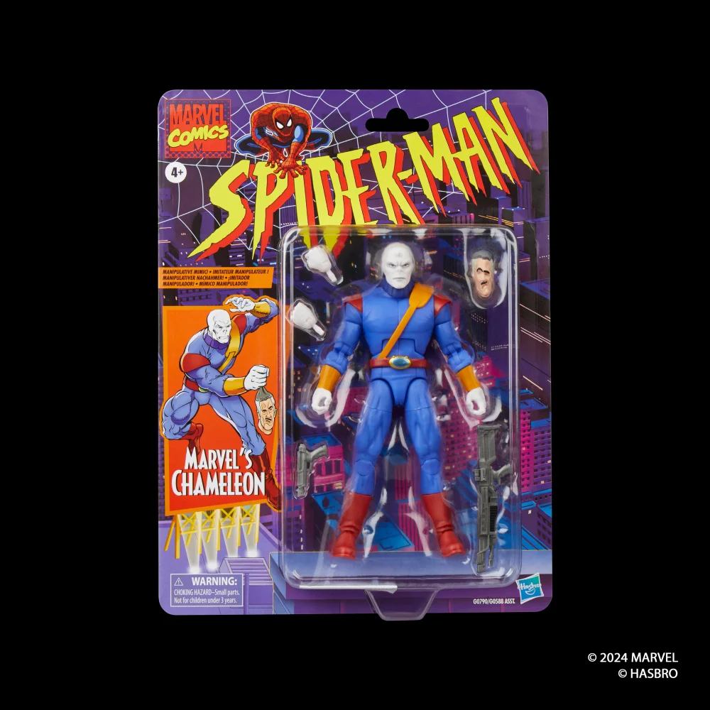 Marvel Legends Series Marvel's Chameleon, Retro Comics Collectible 6-Inch Scale Action Figure Image 1