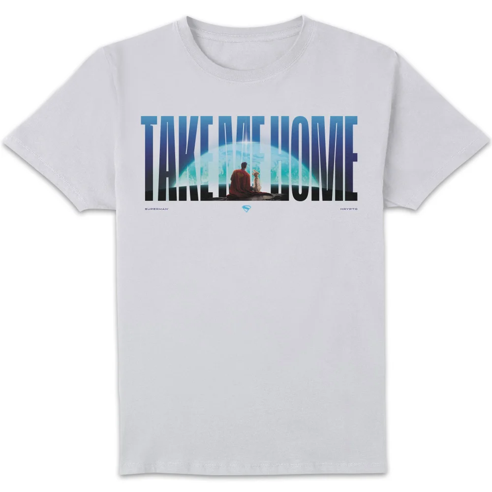 Superman Banner Unisex T-Shirt - White - S Image 1