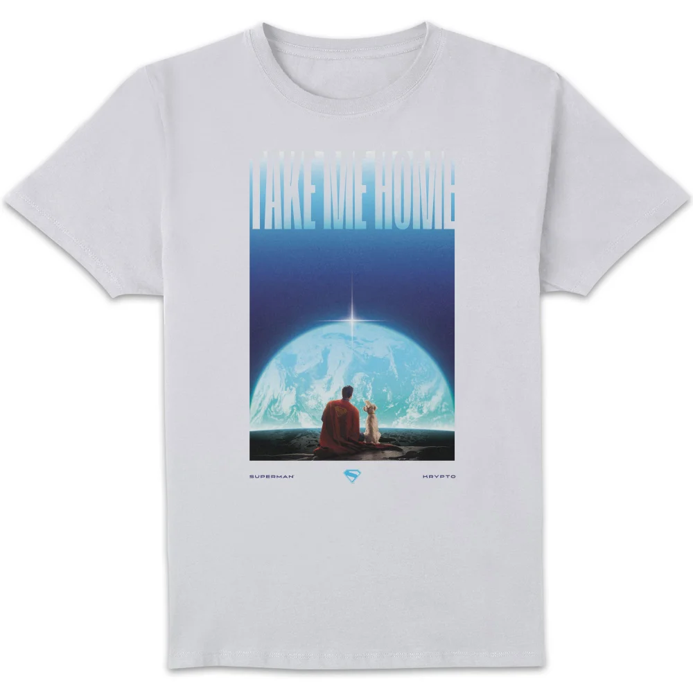 Superman Unisex T-Shirt - White - S Image 1