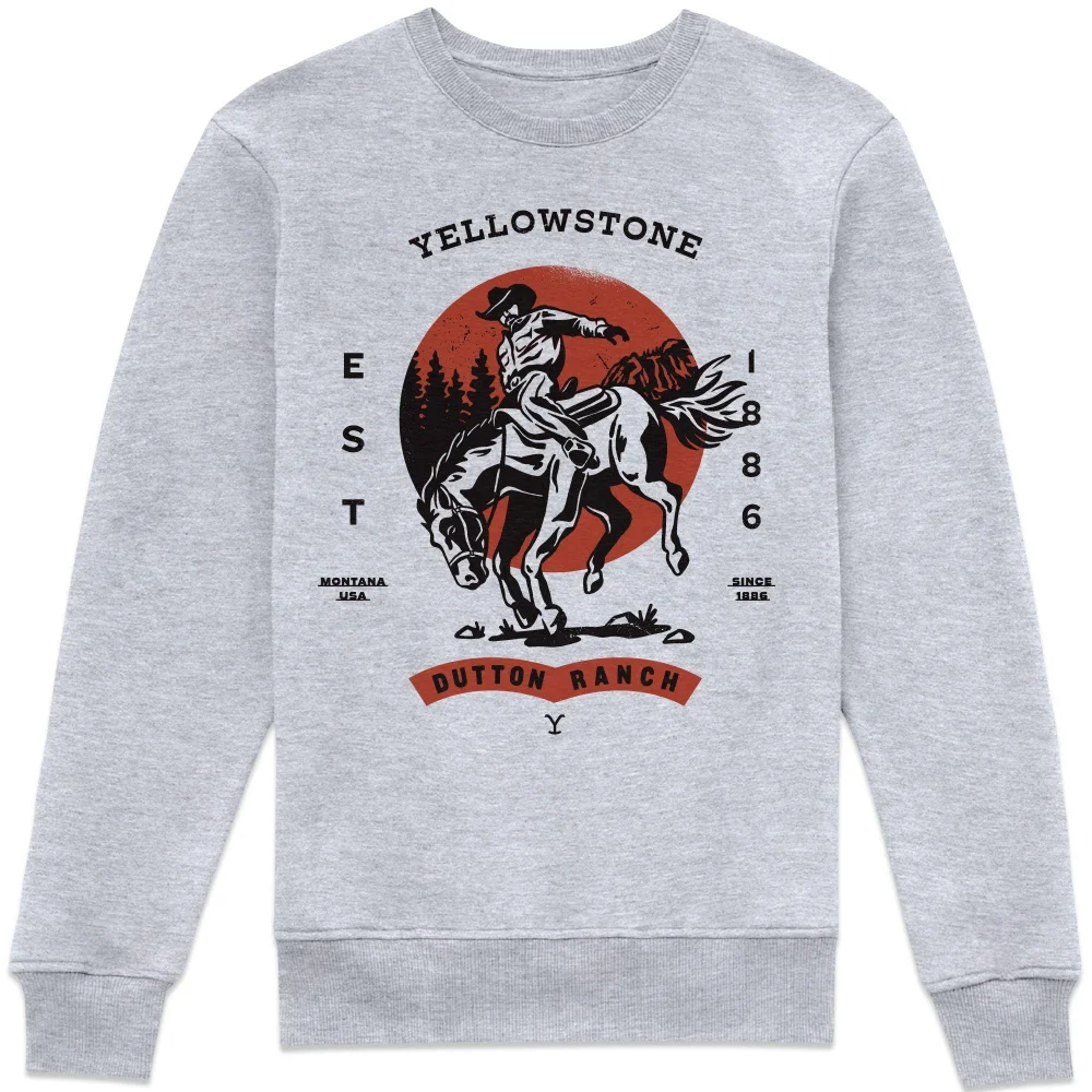 Yellowstone Saddle Up Sweatshirt - Grey - XS Image 1