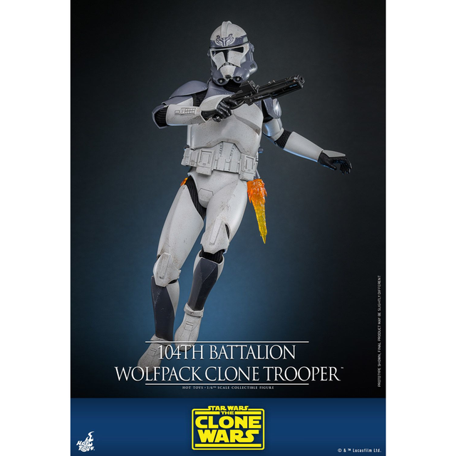 Hot Toys Star Wars 104th Battalion Wolfpack Clone Trooper 1:6 Scale Figure