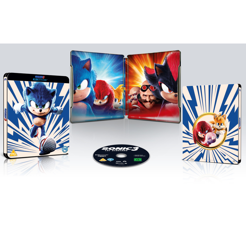 Sonic the Hedgehog 3 4K Ultra HD SteelBook #1 (Blue) Image 1