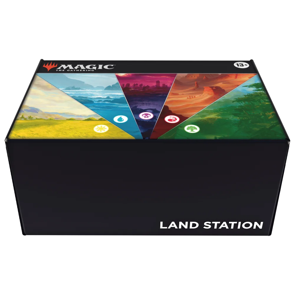 Magic: The Gathering 2025 Land Station (400 Basic Land Cards) Image 1