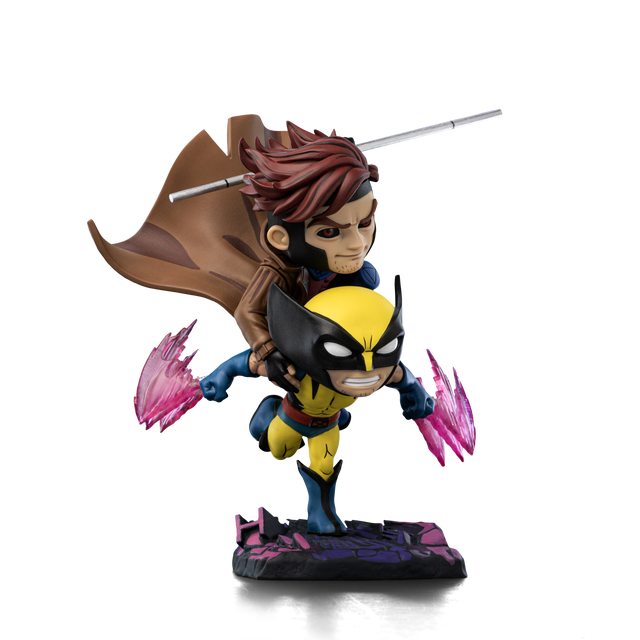 Iron Studios Gambit and Wolverine X-Men '97 Special Size MiniCo Figure