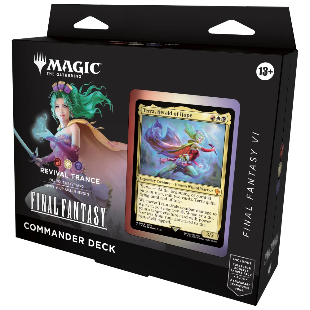 Magic: The Gathering FINAL FANTASY VI Commander Deck - Revival Trance Image 1