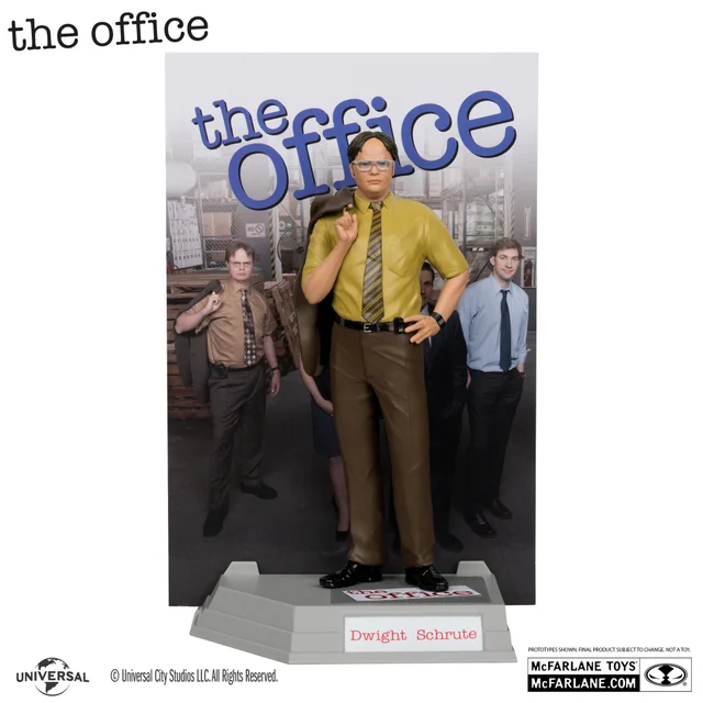 McFarlane Movie Maniacs 6inch Posed Universal Wave 4 The Office Dwight Action Figure