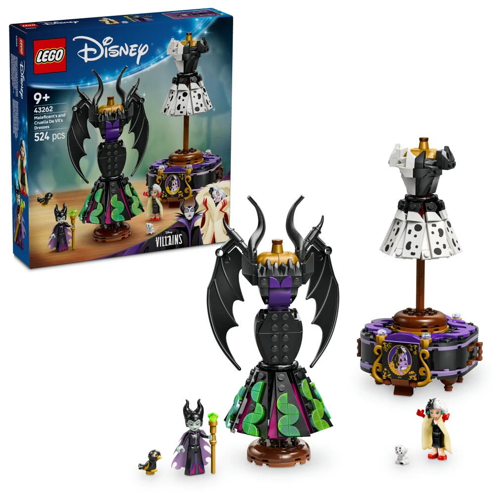 LEGO | Disney Villains Maleficent’s and Cruella De Vil’s Dresses 43262 Image 1