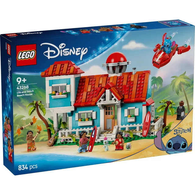 LEGO | Disney Lilo and Stitch Beach House Building Toy 43268