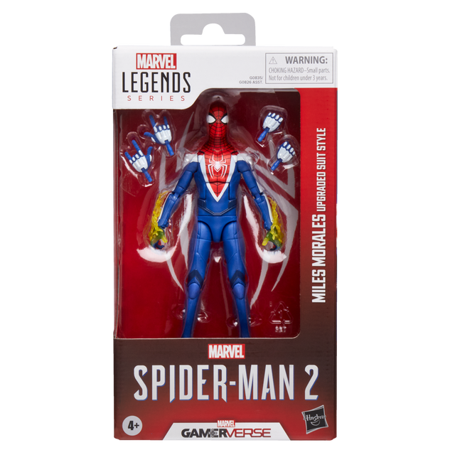 Hasbro Marvel Legends Series Gamerverse Miles Morales Upgraded Suit Style Spider-Man Action Figure