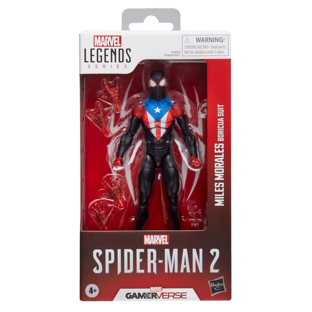 Hasbro Marvel Legends Series Gamerverse Miles Morales Boricua Suit Spider-Man Action Figure