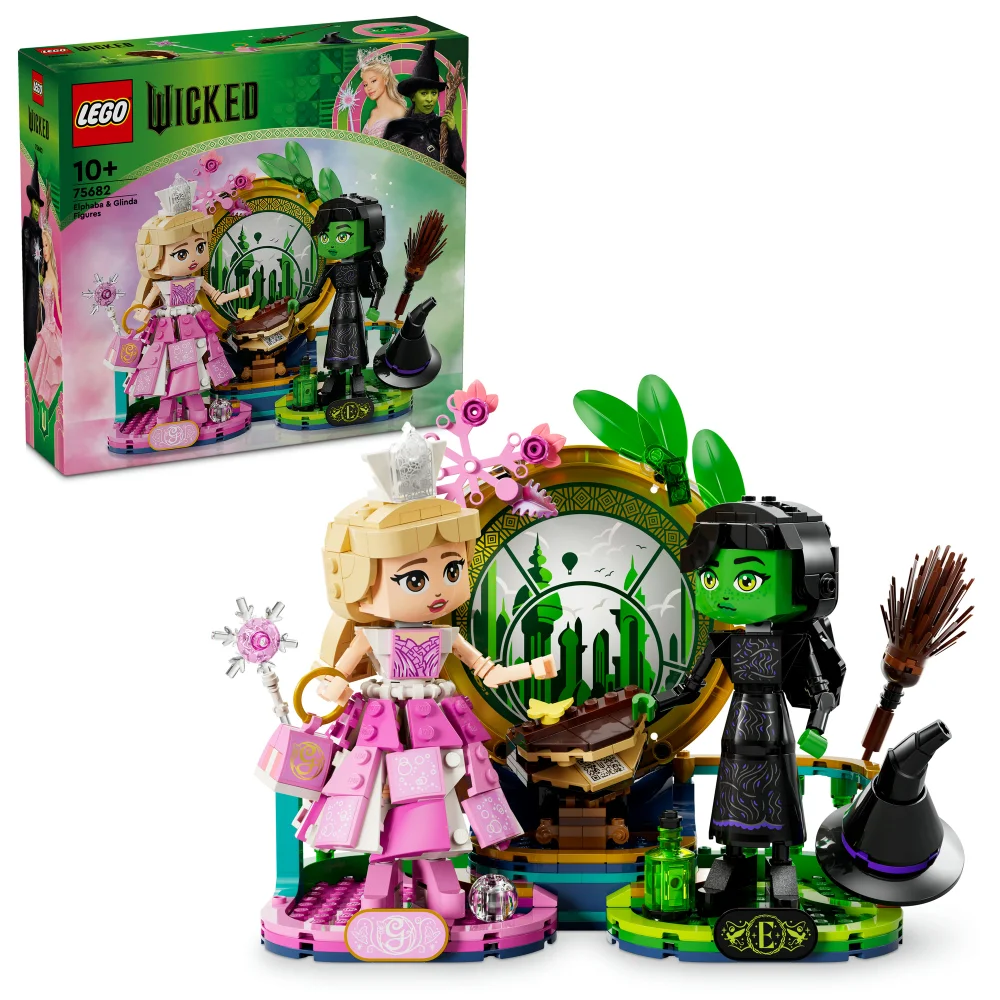 LEGO Wicked Elphaba & Glinda Figures Building Toy Set 75682 Image 1