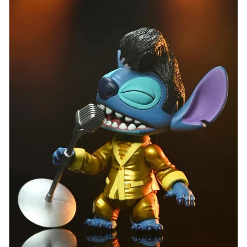 NECA - LILO AND STITCH GOLD SUIT ELVIS STITCH ULTIMATE 7 INCH SCALE ACTION FIGURE (DISNEY) Image 1