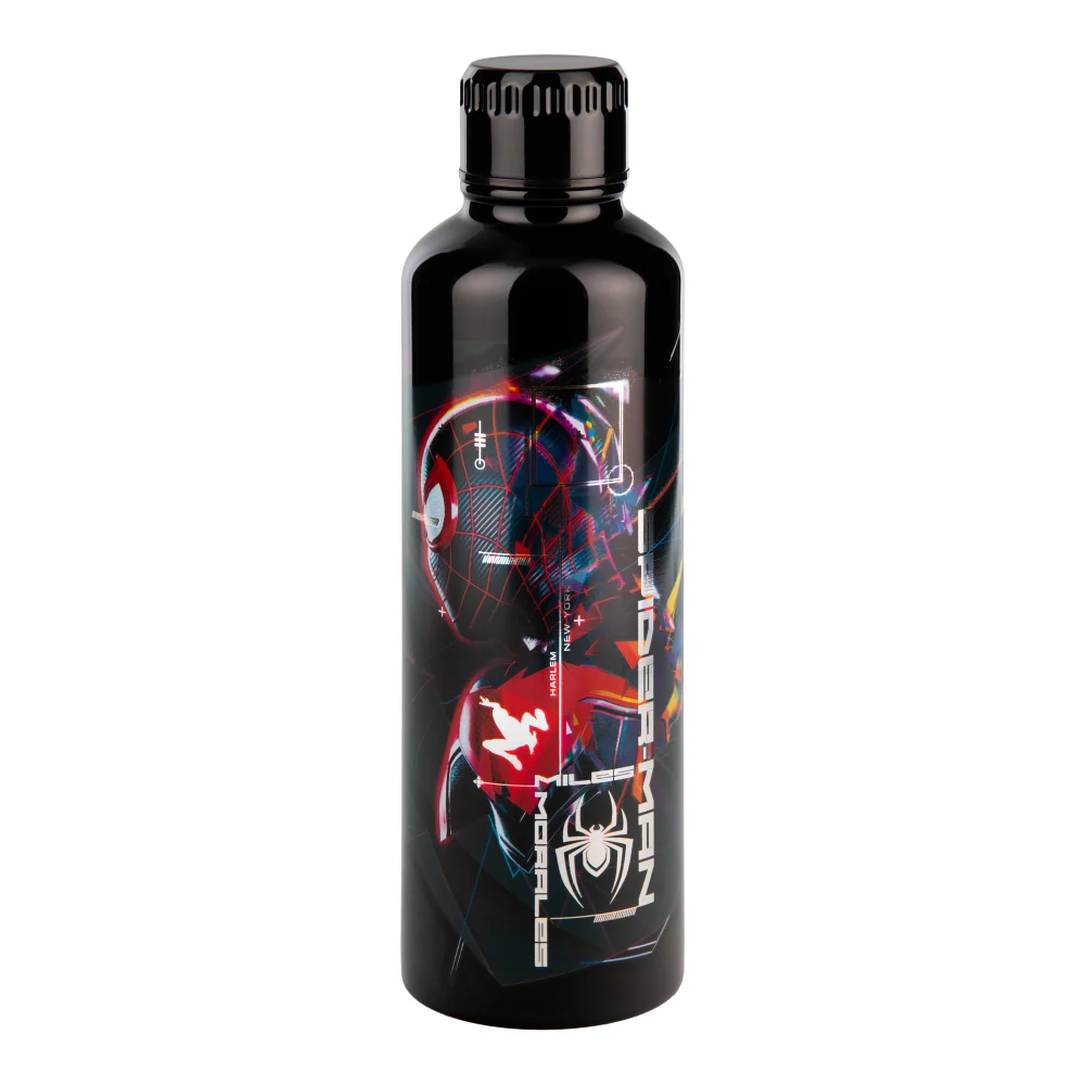 Marvel'S Miles Morales Metal Water Bottle Image 1