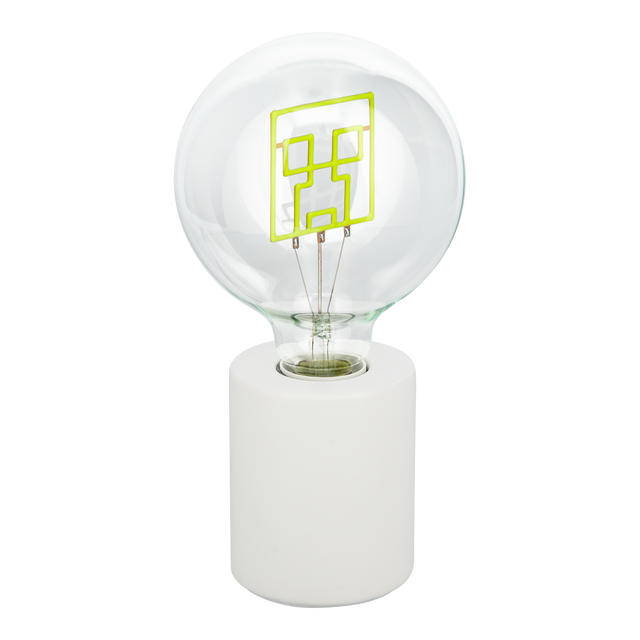 Minecraft Creeper Led Neon Bulb Lamp Uk
