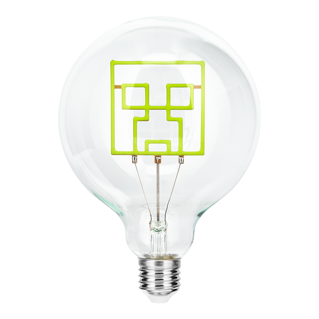 Minecraft Creeper Led Neon Bulb