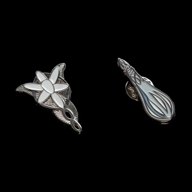 Weta Workshop Lord of the Rings Collectors Pins 2-Pack Evenstar & Galadriel's Phial